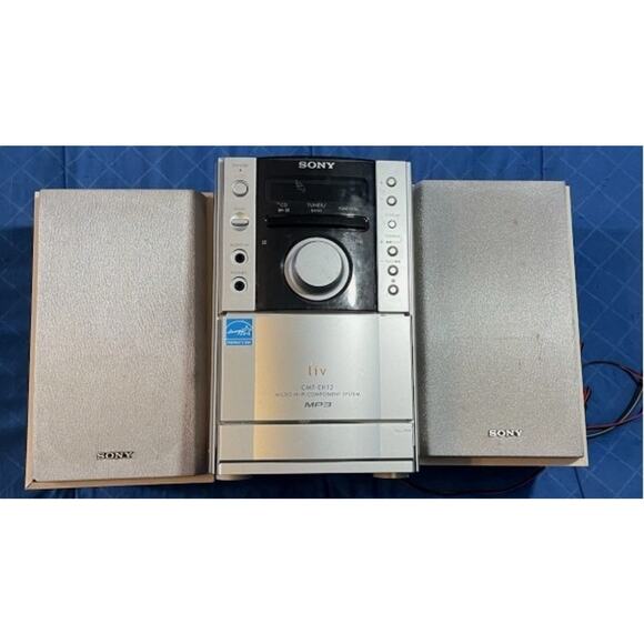 Sony CMT-EH12 Micro Hi-Fi Stereo System with Speakers & Remote - Tested - Picture 1 of 6